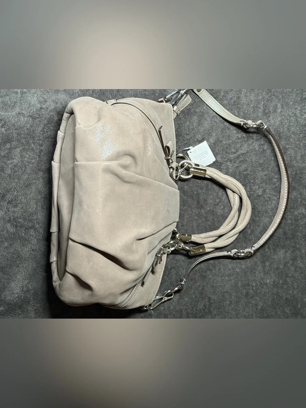 Coach Madison Sophia Metallic Leather Bag
